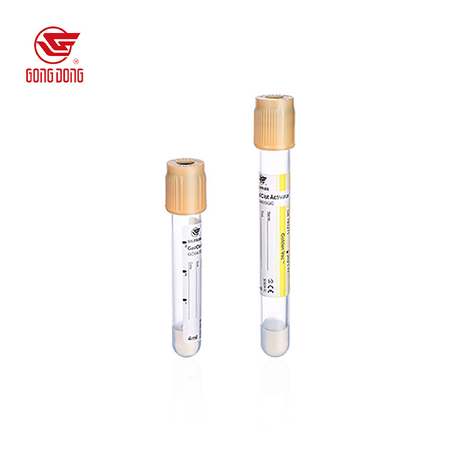 Tubo de recolección de sangre desechable (gel de suero y tubo de activador de coágulo)