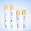 Tubo de recolección de sangre desechable (gel de suero y tubo de activador de coágulo)