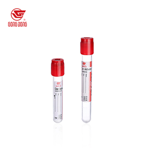 Tubo de recolección de sangre desechable (tubo de activador de coágulo de suero)